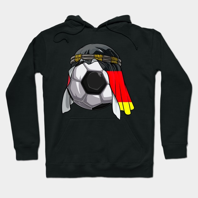 Germany Soccer 2022 Arab Keffiyeh for Germany Football Fans Hoodie by Ramadangonim